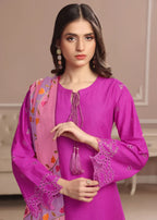 Luxeurs Dahlia Embroidered Lawn Dress Women 3pcs