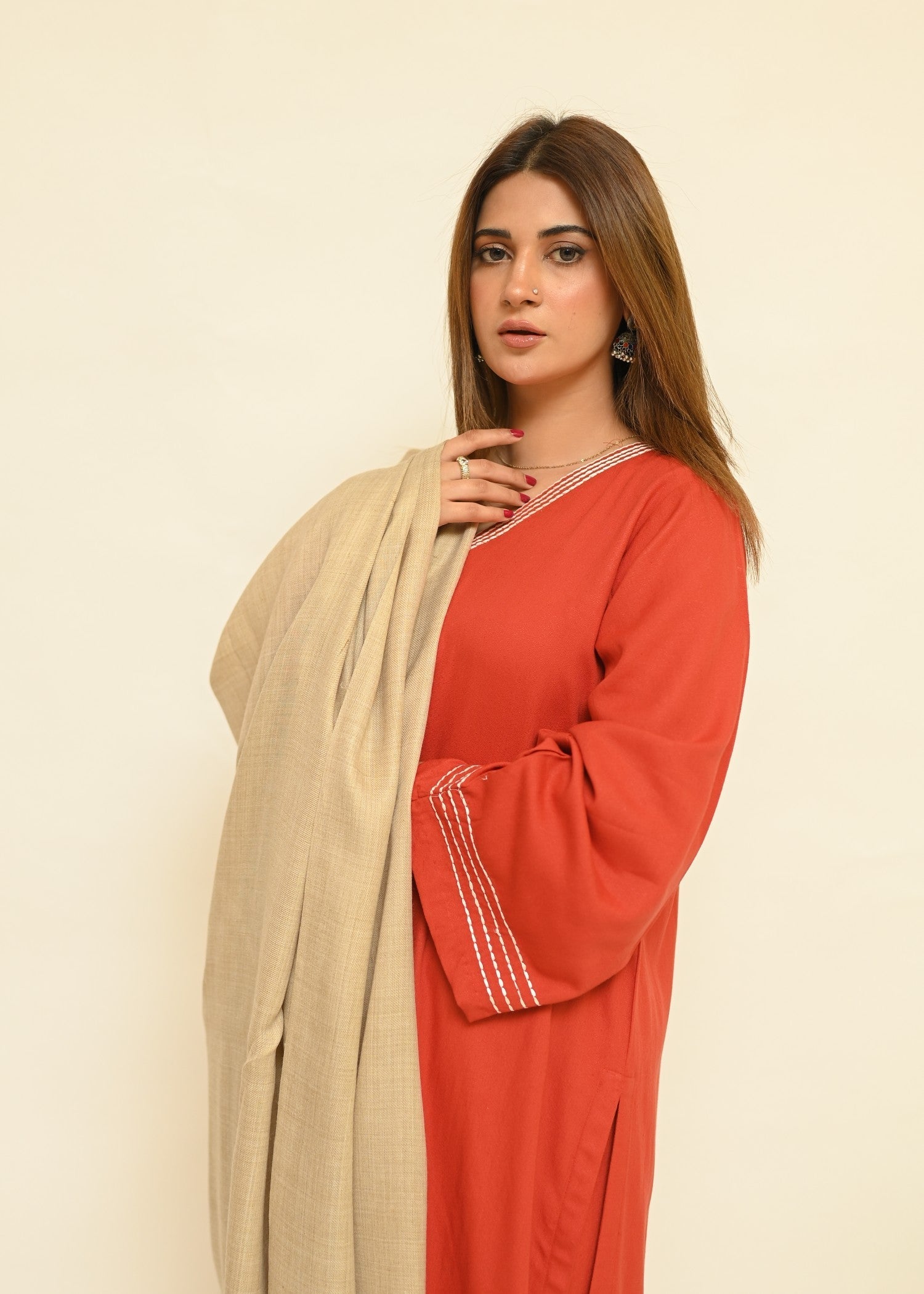 Zarar Ahmed Rust Karandi Women 3pcs