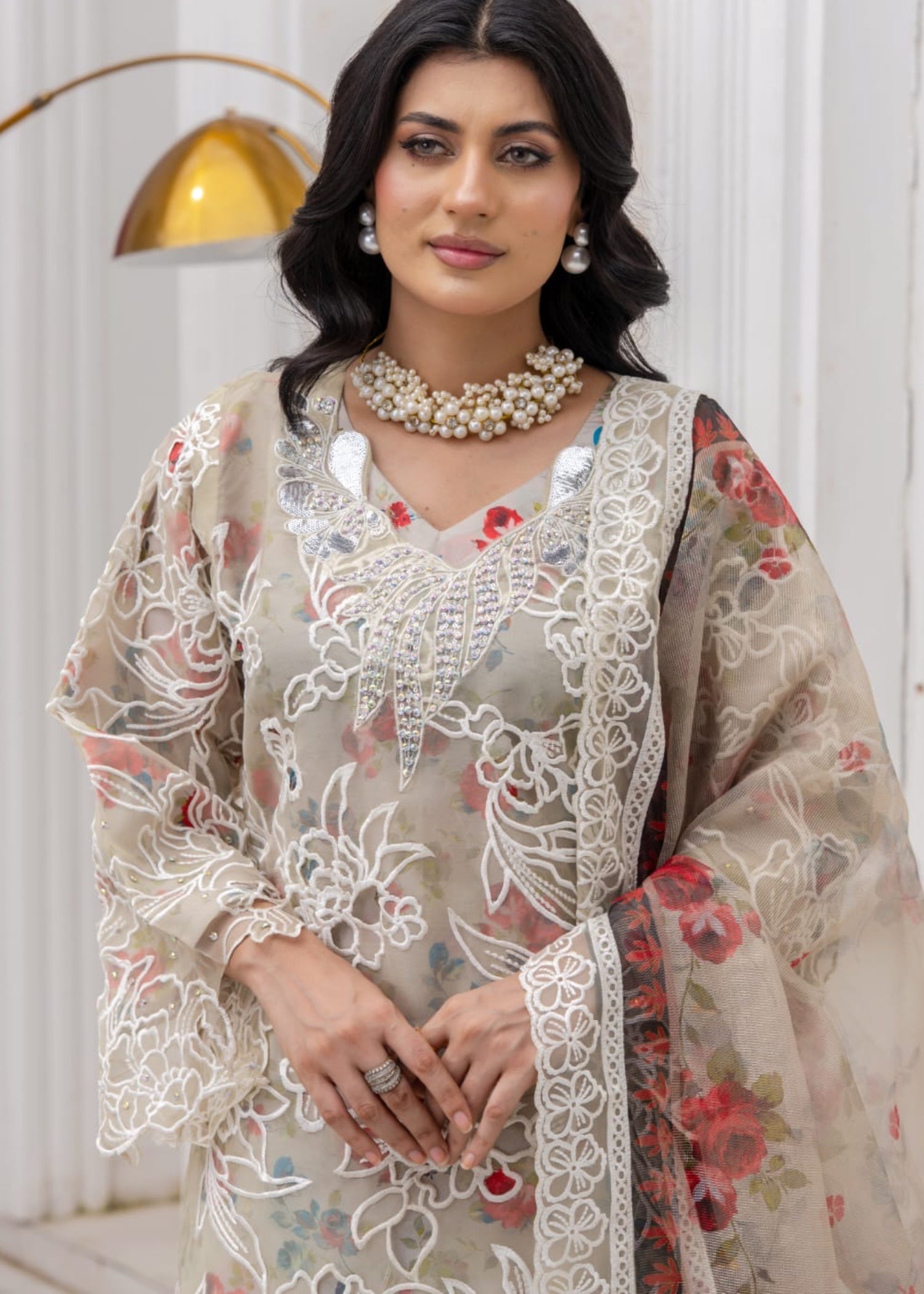 Suits By Sadia Multi floral xpression Women 3pcs