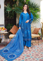 AATIQA Pure Lawn Embroidered 10 Women 3pcs