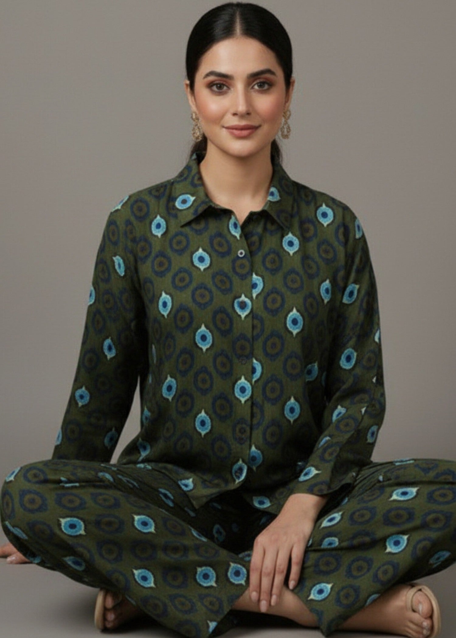 Sparkles Mystic eye cord set Women 2pcs