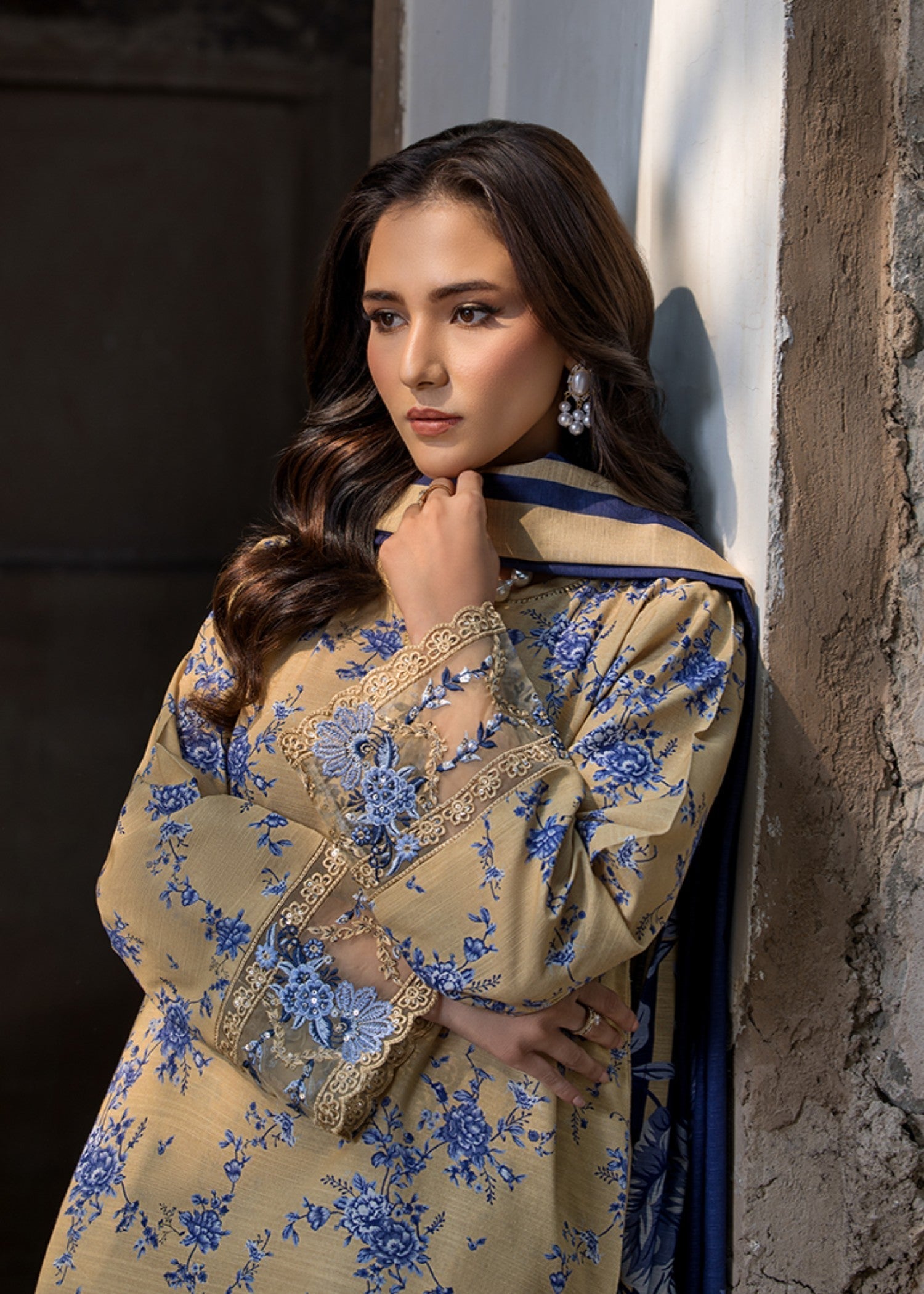 Bin Tayyab BT006513 LMN CRM Women 3pcs