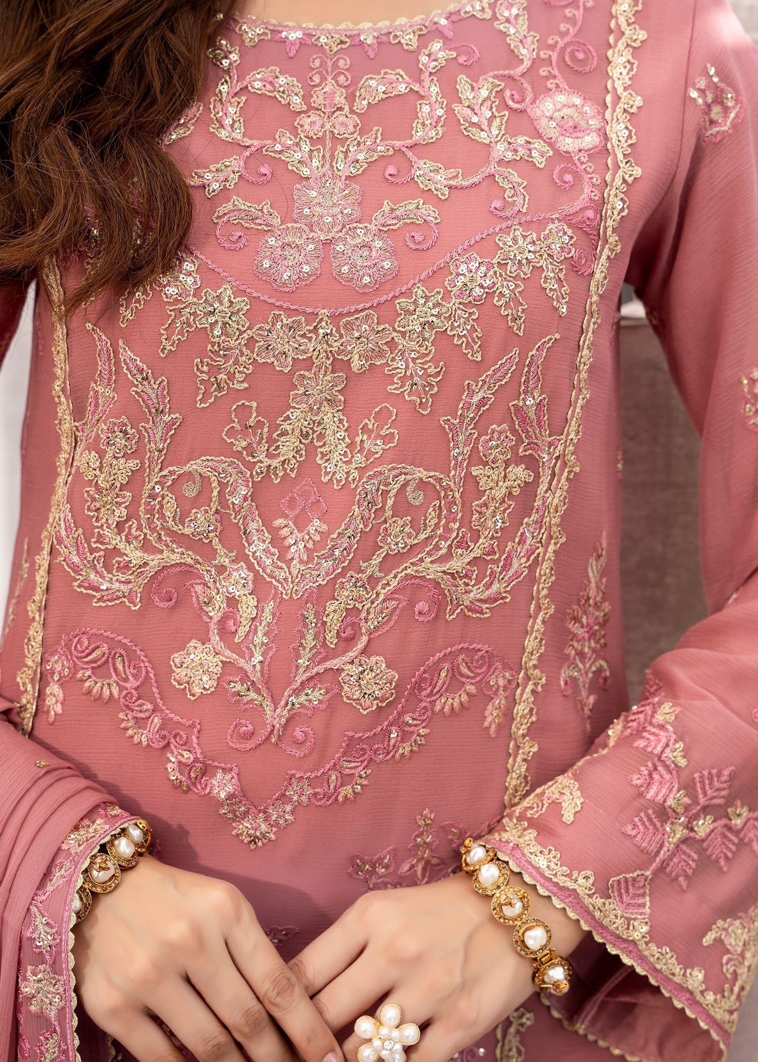 Kanwal Zainab Pink Glow Women 3pcs