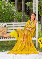 Ayeza Collection Yellow Kurta Set 02 Women 3pcs