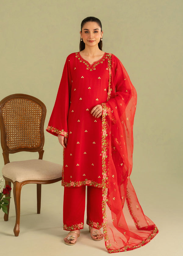 Chaudhary Arts Nehal Embroidered Women 3pcs