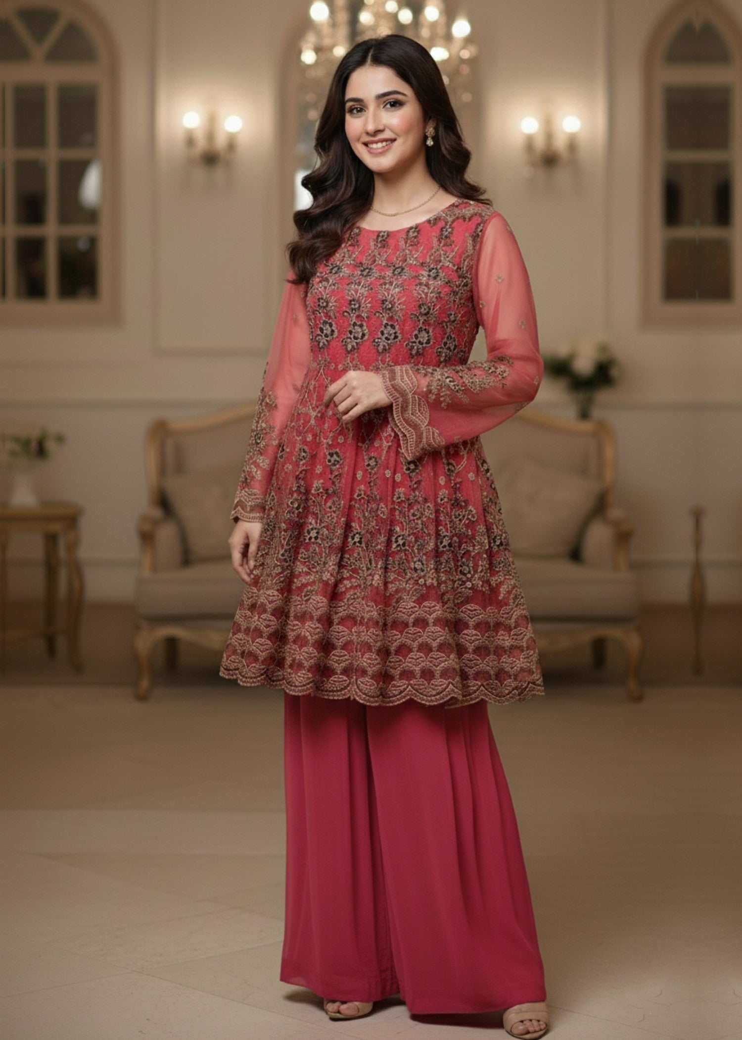 Diara Couture BEENA US 509 PINK Women 3pcs