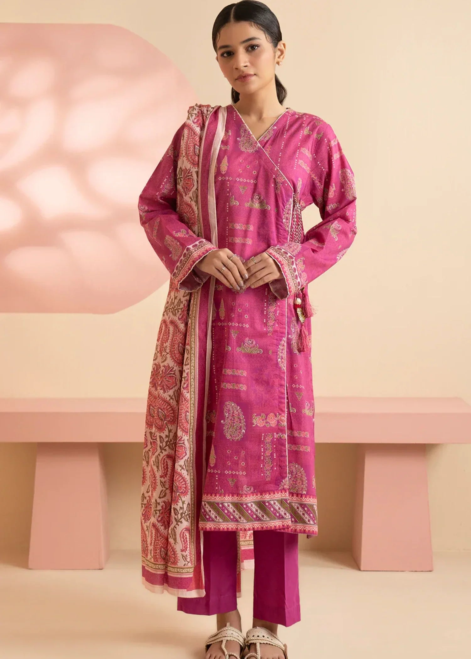 Zellbury WPS2531865 Magenta Women 3pcs