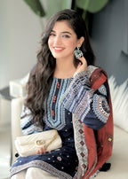 Tehzeeb Libas DASTAAN EMBROIDERY Women 3pcs