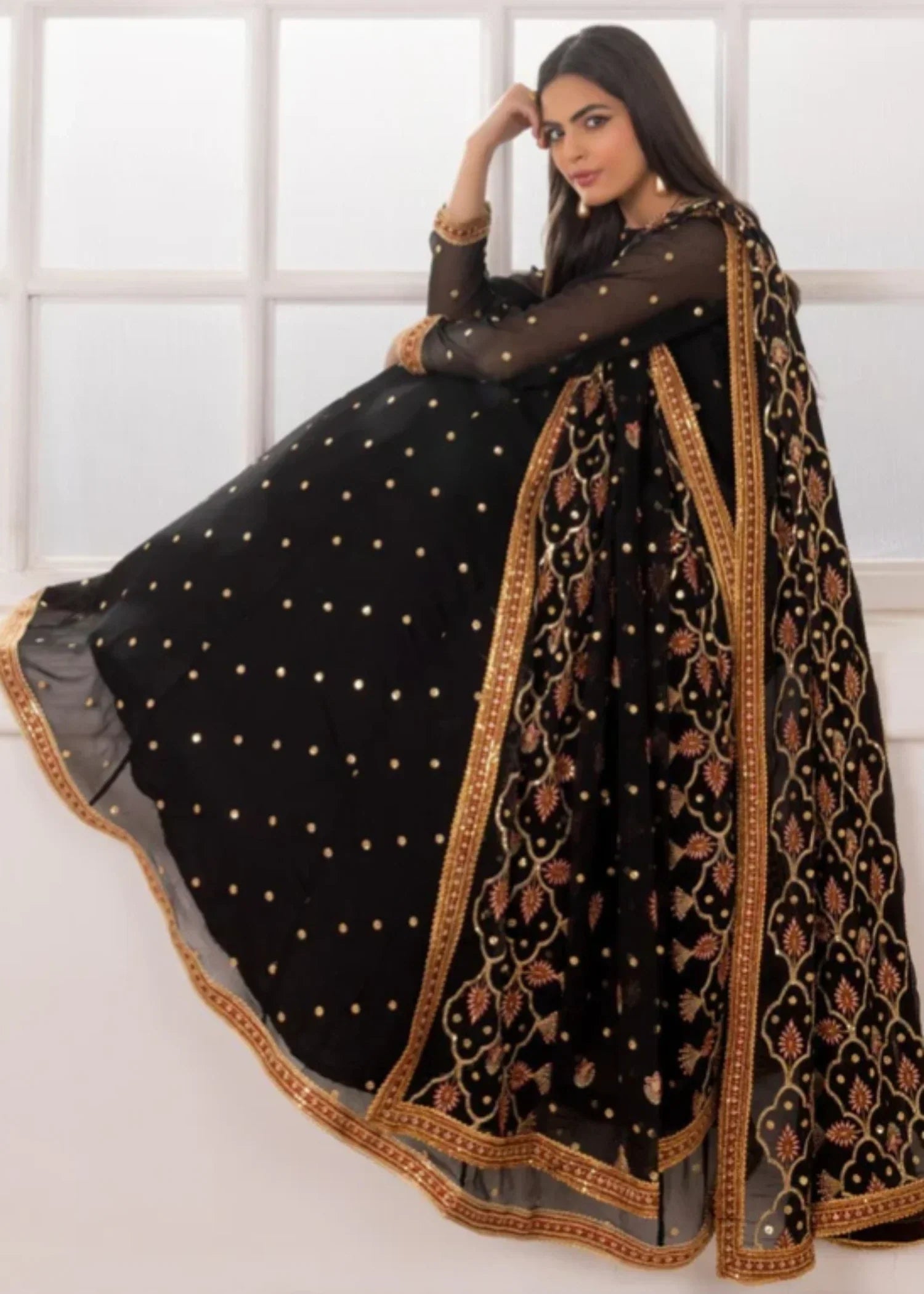 Mohagni MGG 106 CHIFFON STITCHED Women 3pcs