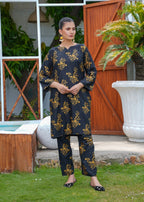 Preetpret CAMELLIA Black Women 2pcs