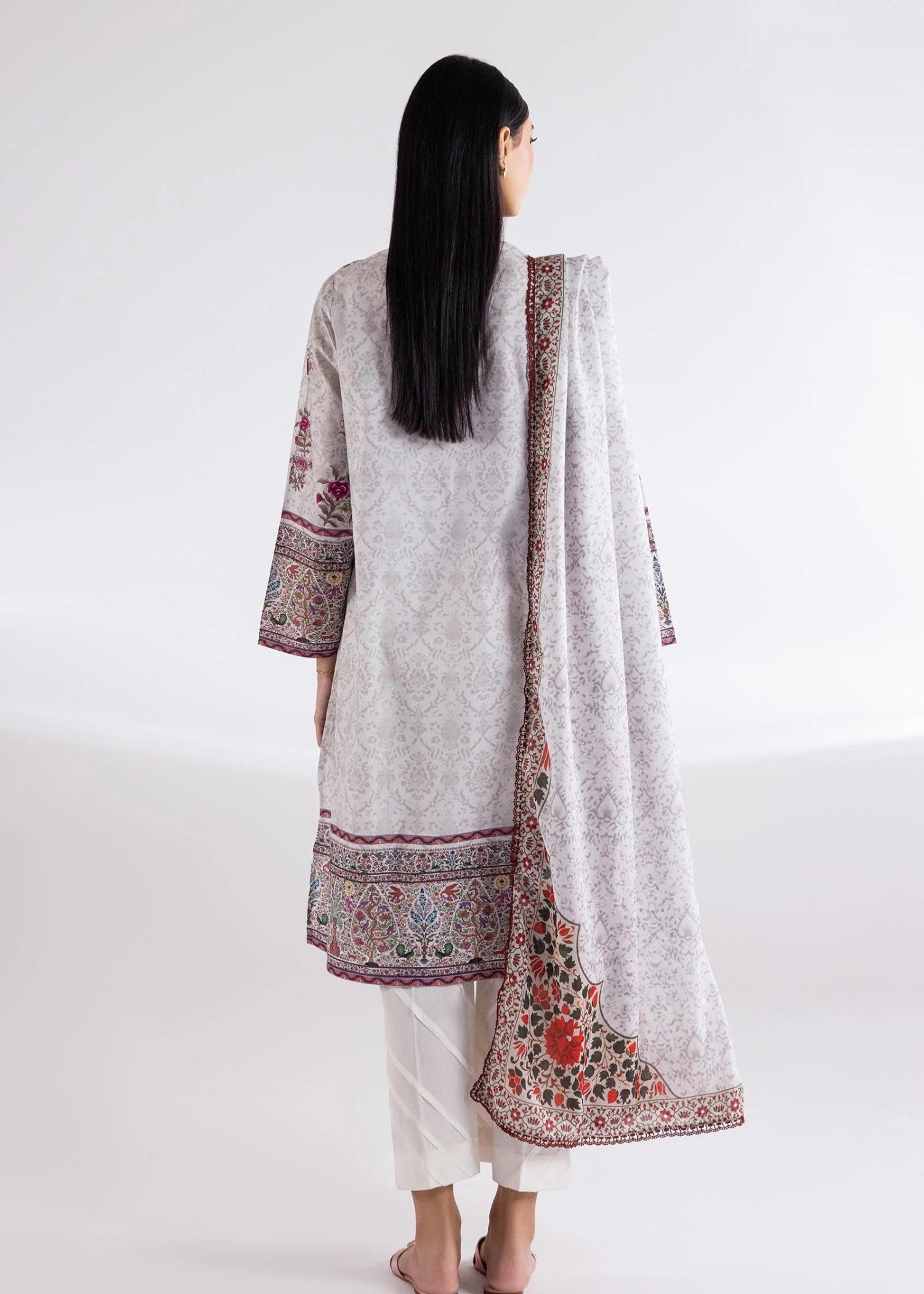 Sana Safinaz Stitched Shirt + Dupatta SS25BSP376P2D Women 2pcs