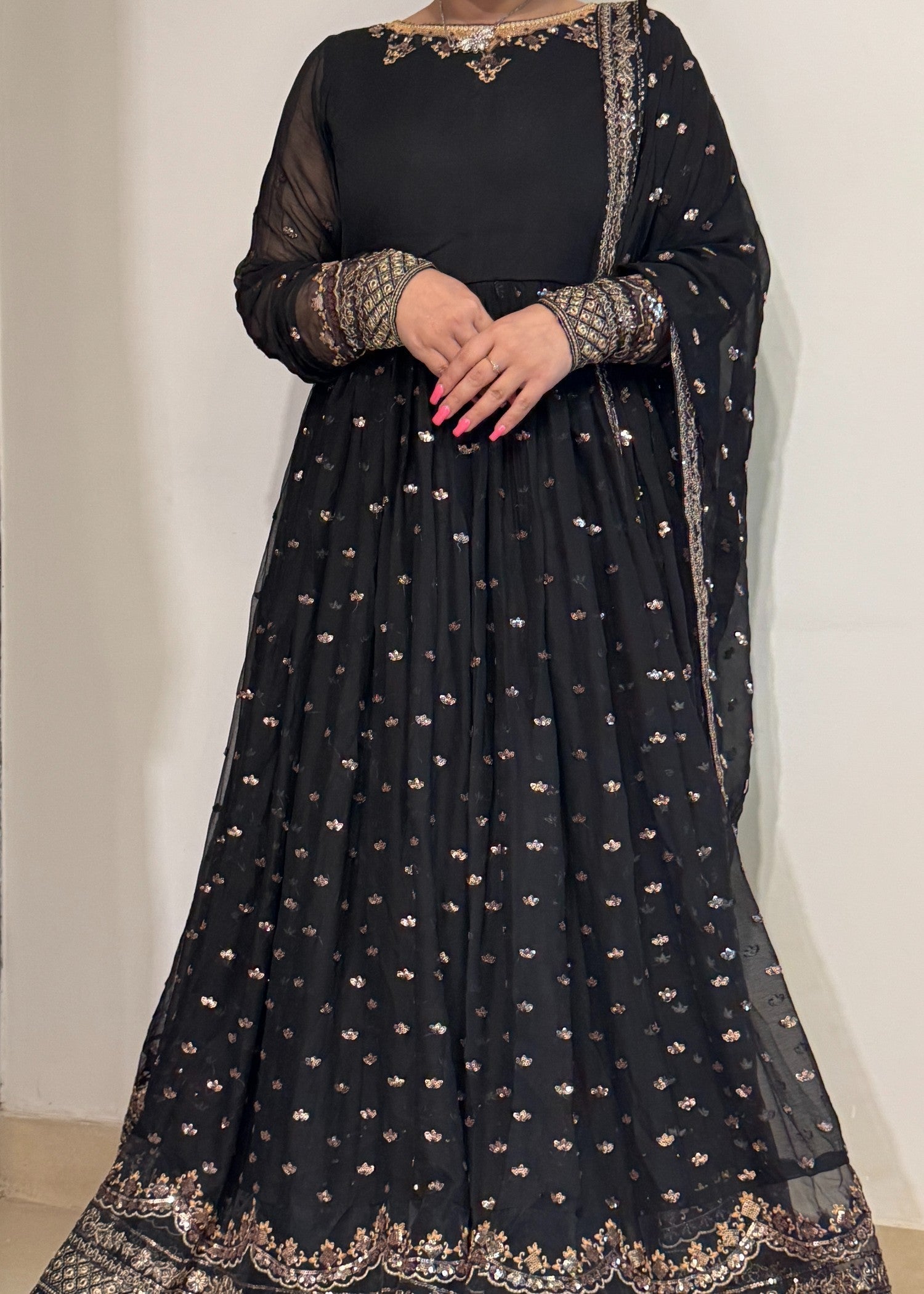 Fernazcouture Regal black Women 3pcs