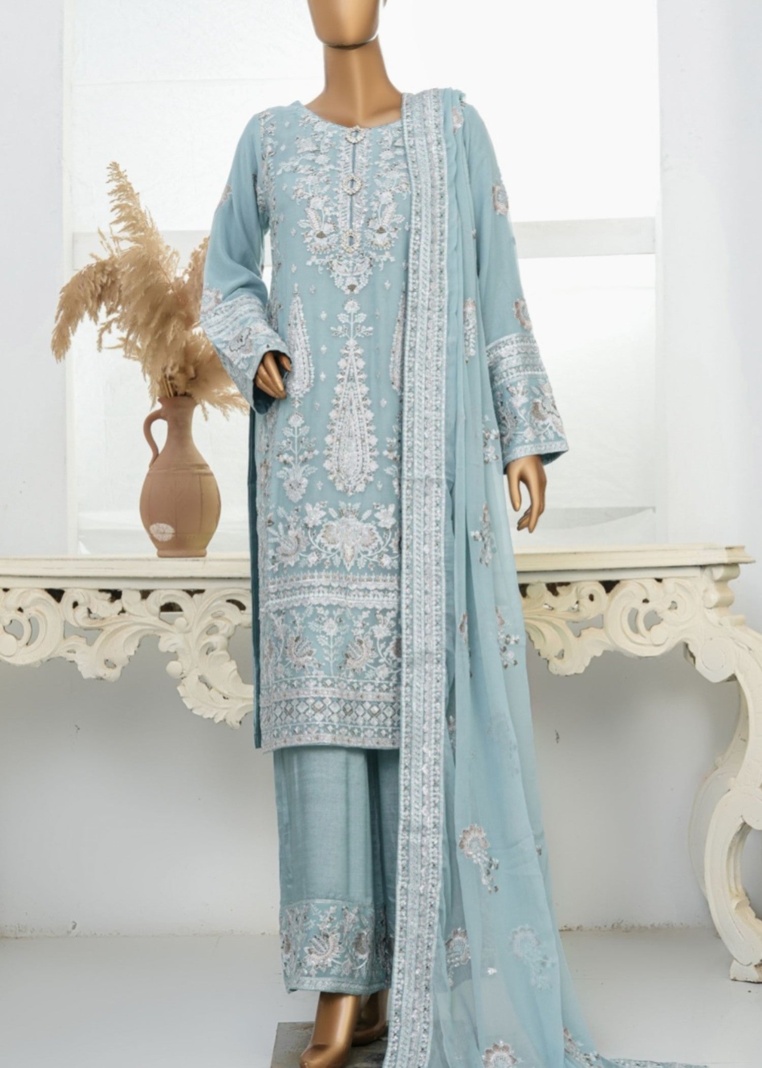 Ahmed Creations MAHROSH DUCK EGG Women 3pcs
