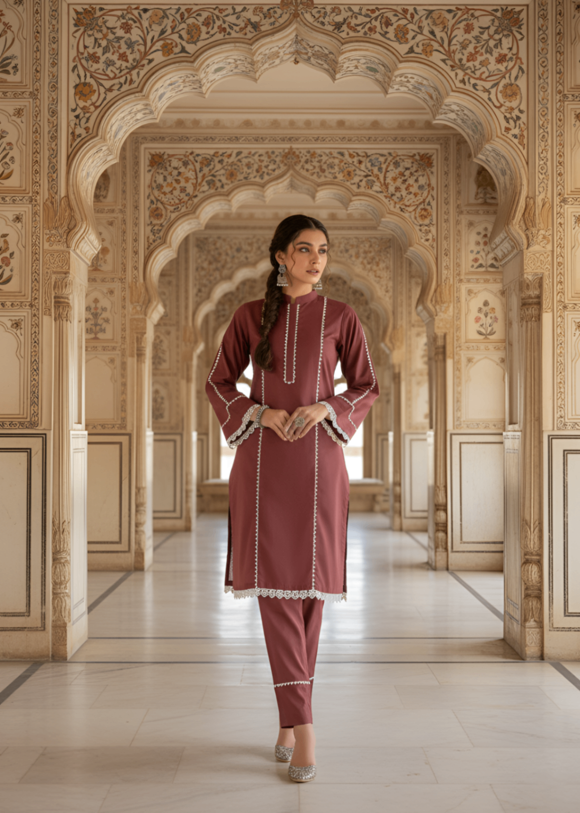 Tt 00015 Ladies Suit New Article Collection Lawn Cotton Fabric Women 2pcs