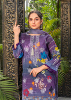 Ayeza Collection Purple Kurta Set 09 Women 3pcs