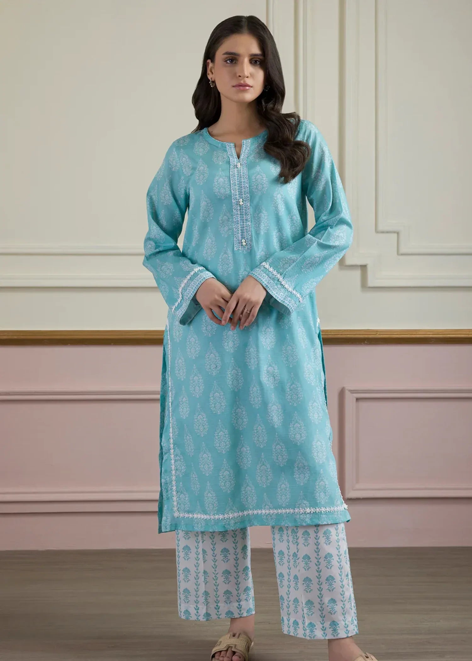 Zellbury WPS2522242 Light Blue Women 2pcs