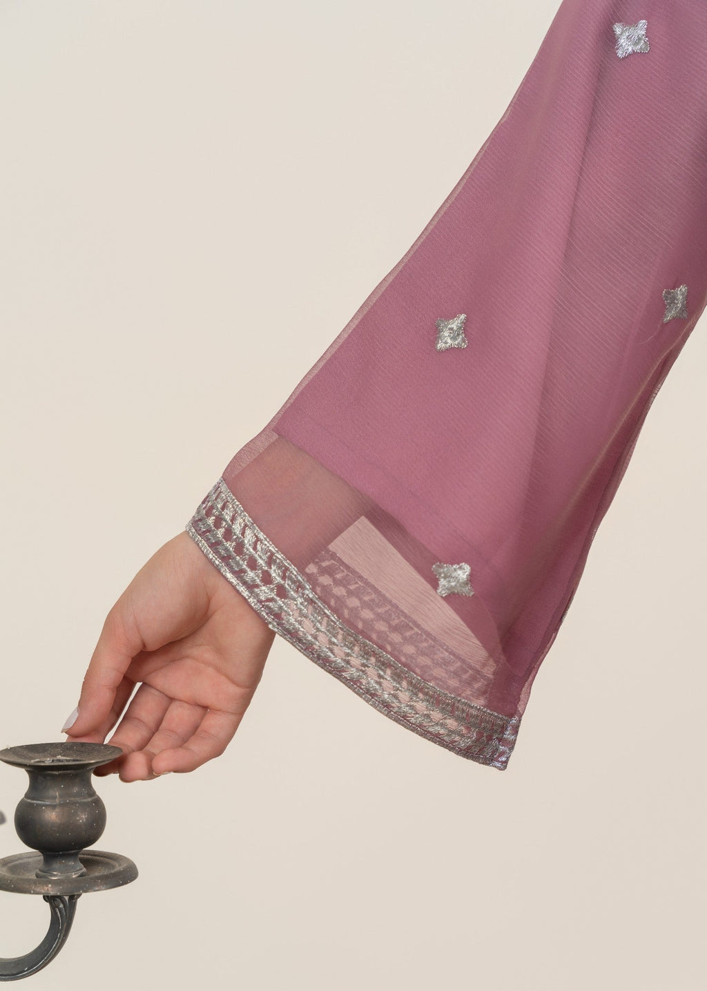 Four Season Boutique MAHROSE CHIFFON MAUVE Women 3pcs