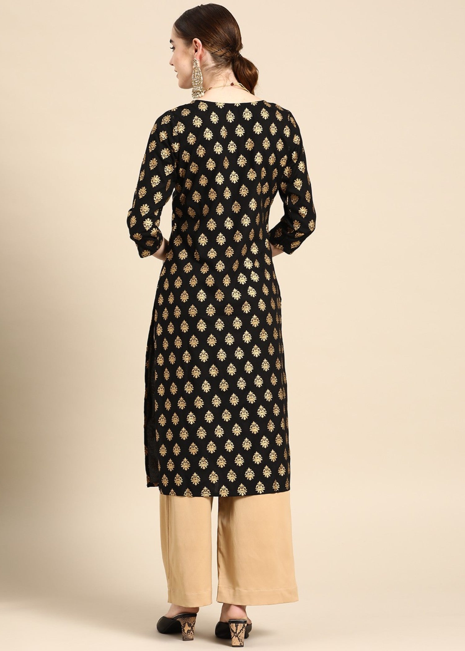 Zeekstore Printed Kurti Only D024 Women 1pcs