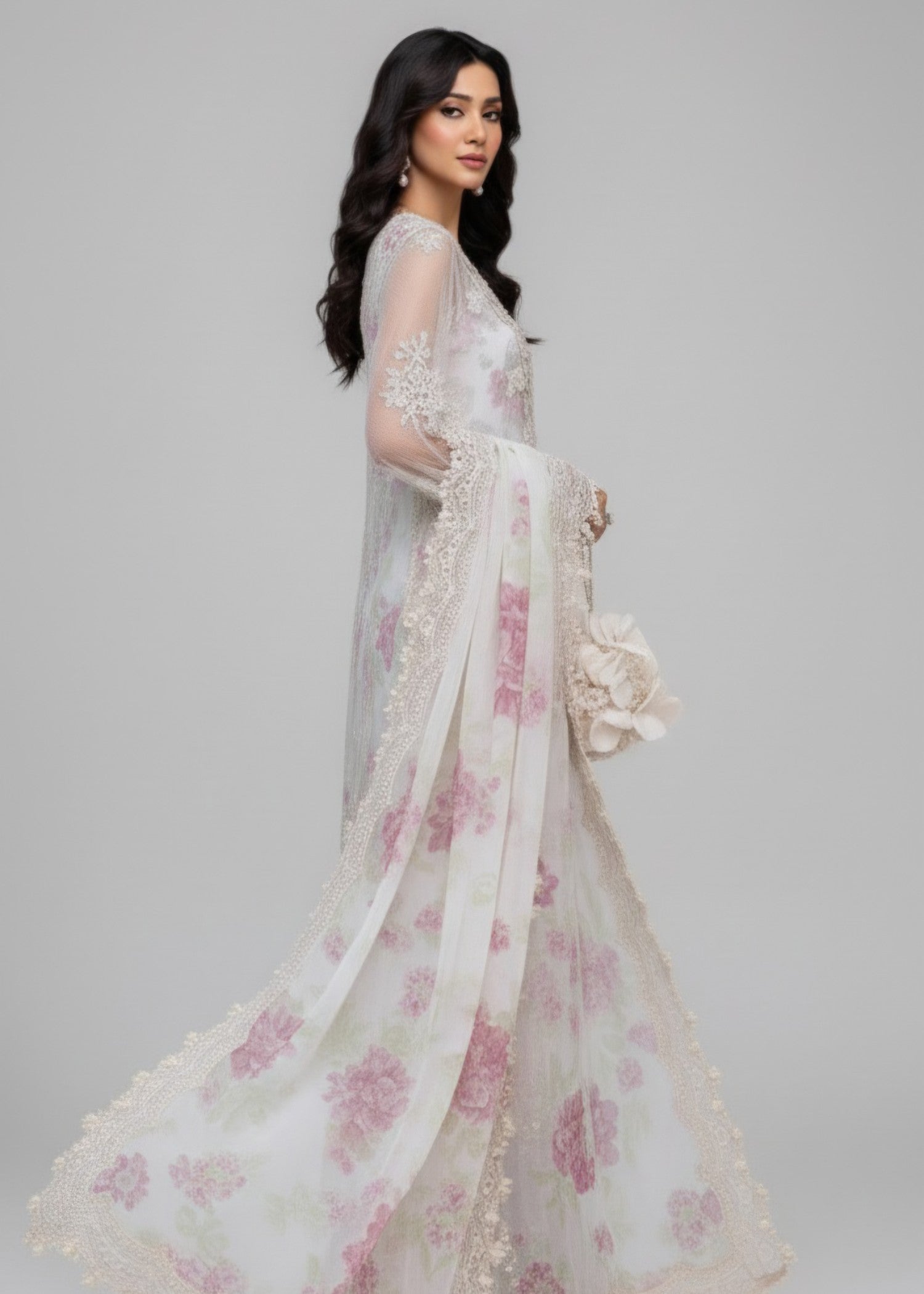 Malhaar MAL CF 4355 White Women 3pcs