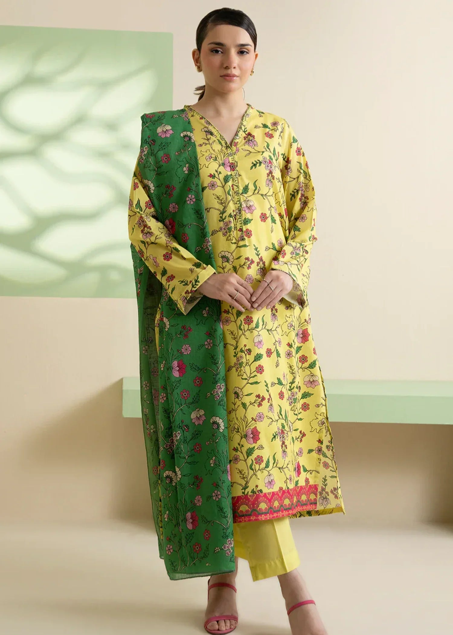 Zellbury WPS2531861 Yellow Women 3pcs