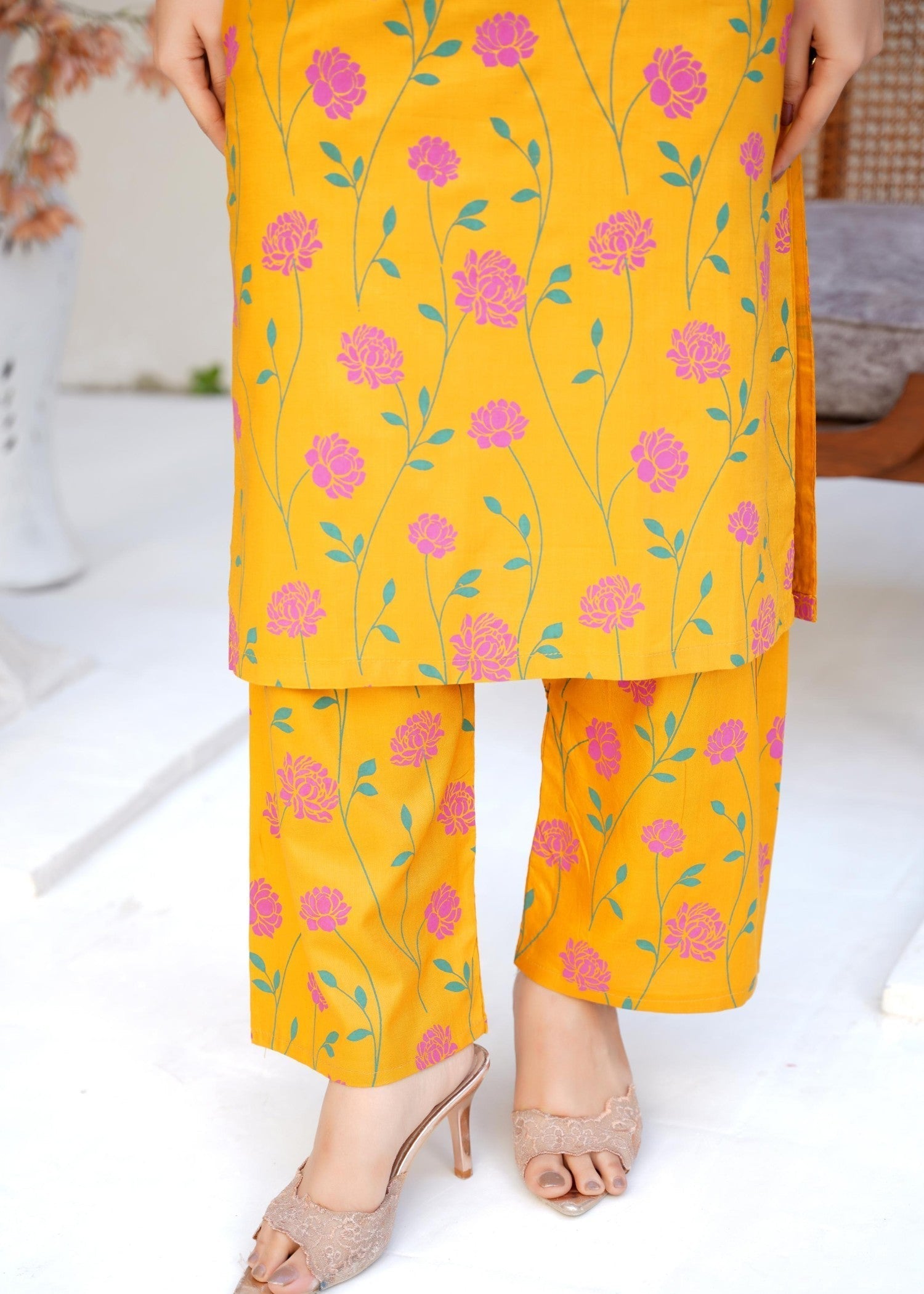 Chaudhary Arts Dream mustard Women 2pcs