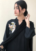 Chaudhary Arts Zoe Black Embroidered Women 2pcs