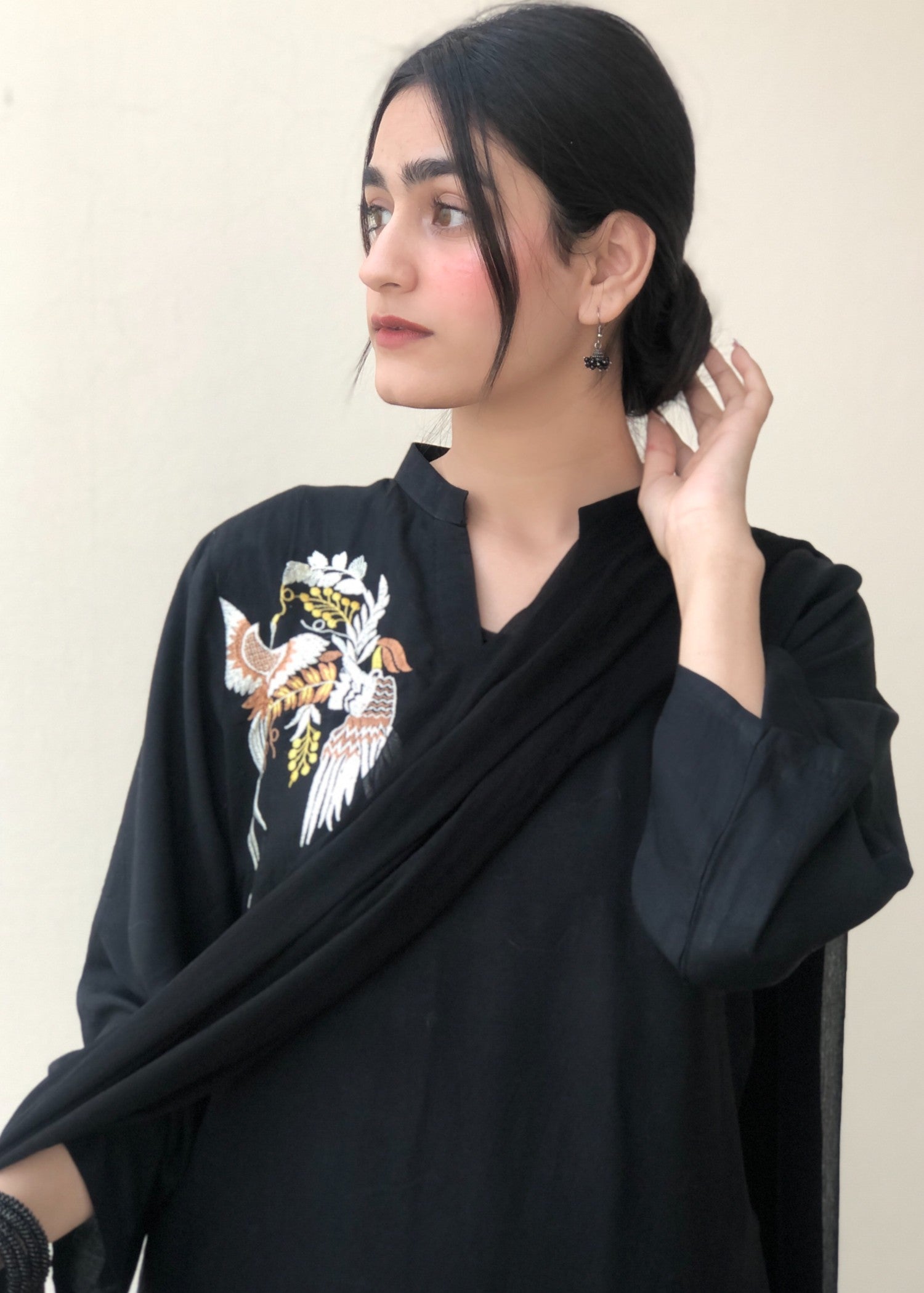 Chaudhary Arts Zoe Black Embroidered Women 2pcs