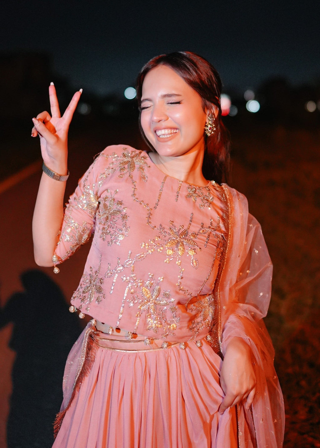 Fashion Trends 4 U Fatima's lehenga Women 3pcs