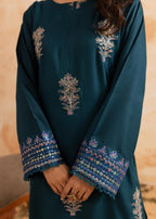 Afsarah Floral Zinc Luxury Embroidered Stitched Dress Women 2pcs