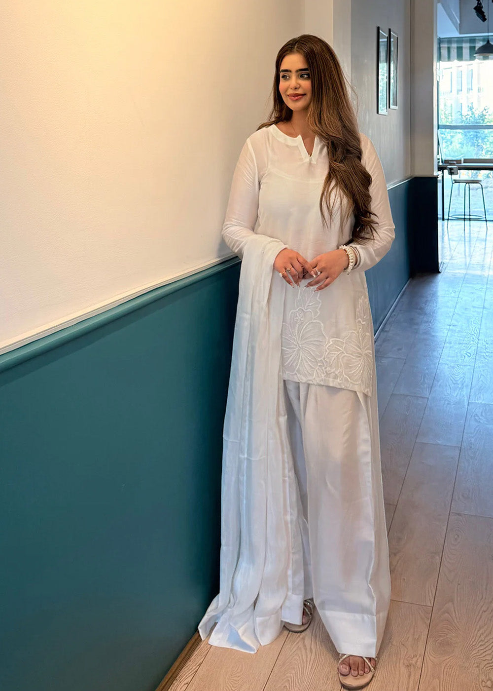 Rangeen Roheen with Farshi Shalwar Women 3pcs