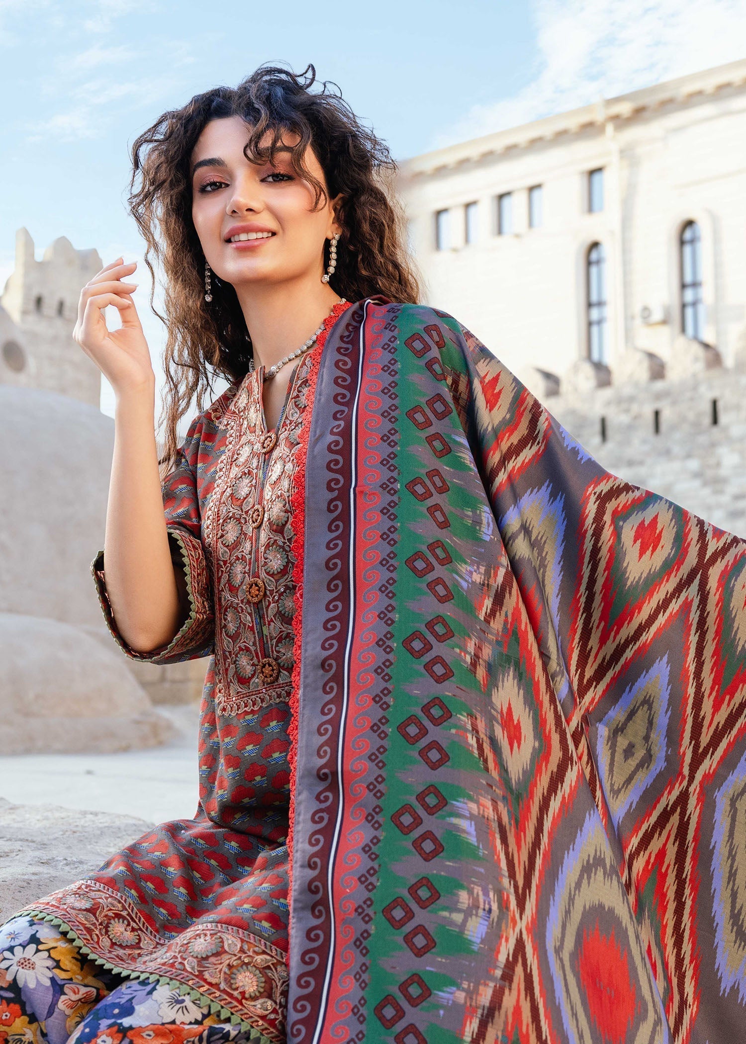 Meerak Pret Ornate Women 3pcs