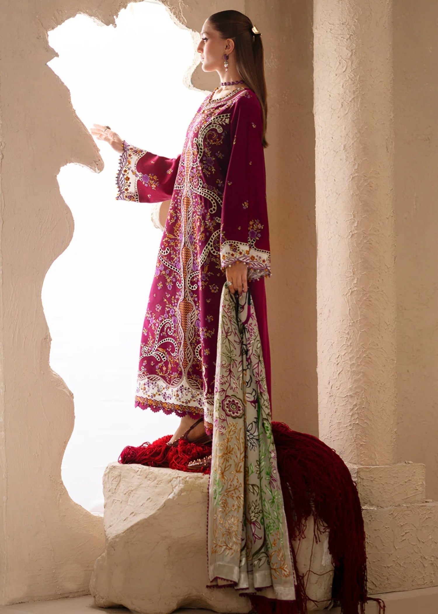 Bin Ilyas 167 A | Kotrai Stitched Women 3pcs