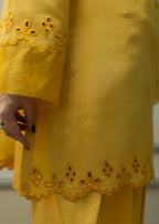 Fozia Khalid Saffron Women 3pcs