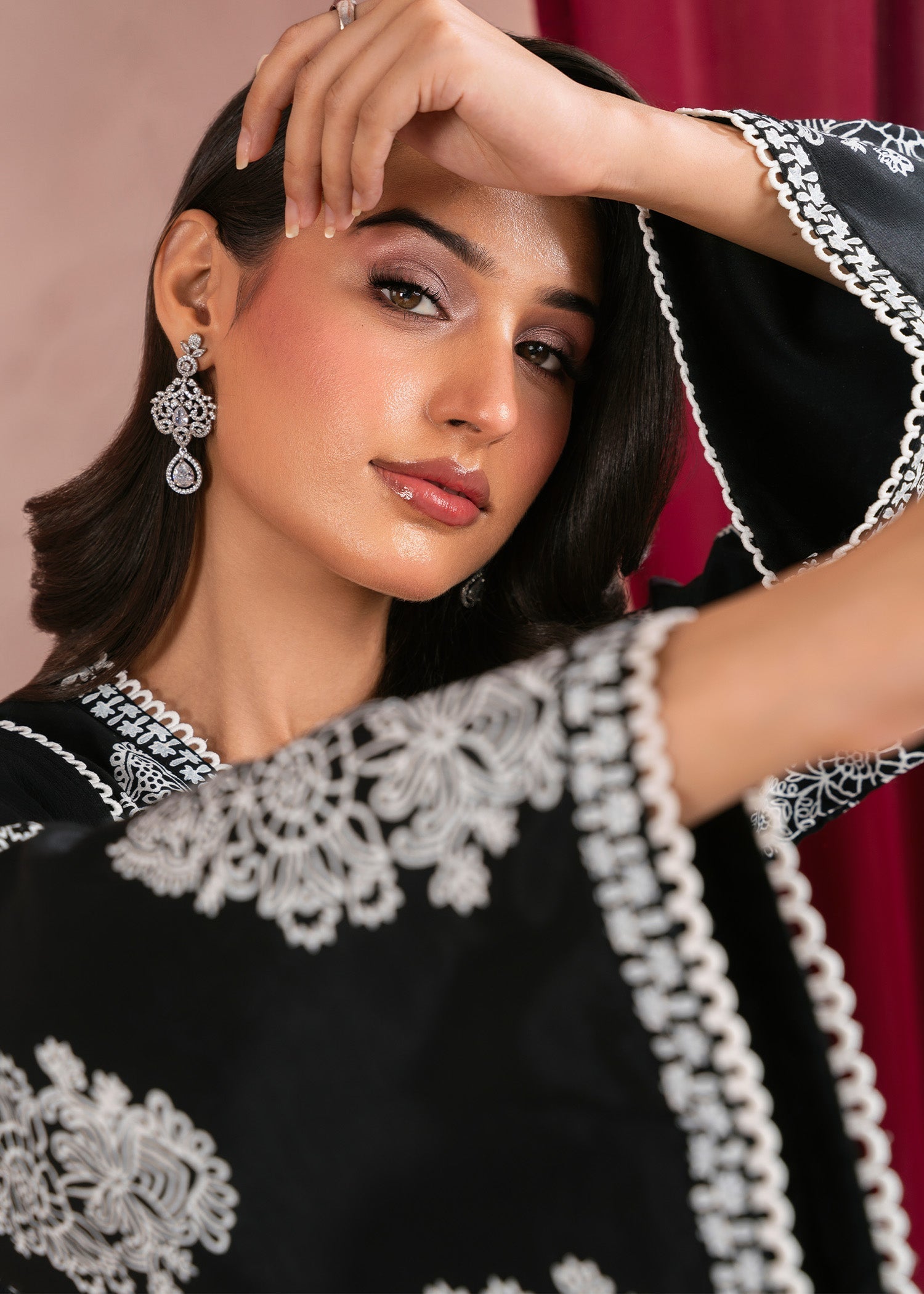 Rang-e-Haya Dew Drop (Black) Women 3pcs