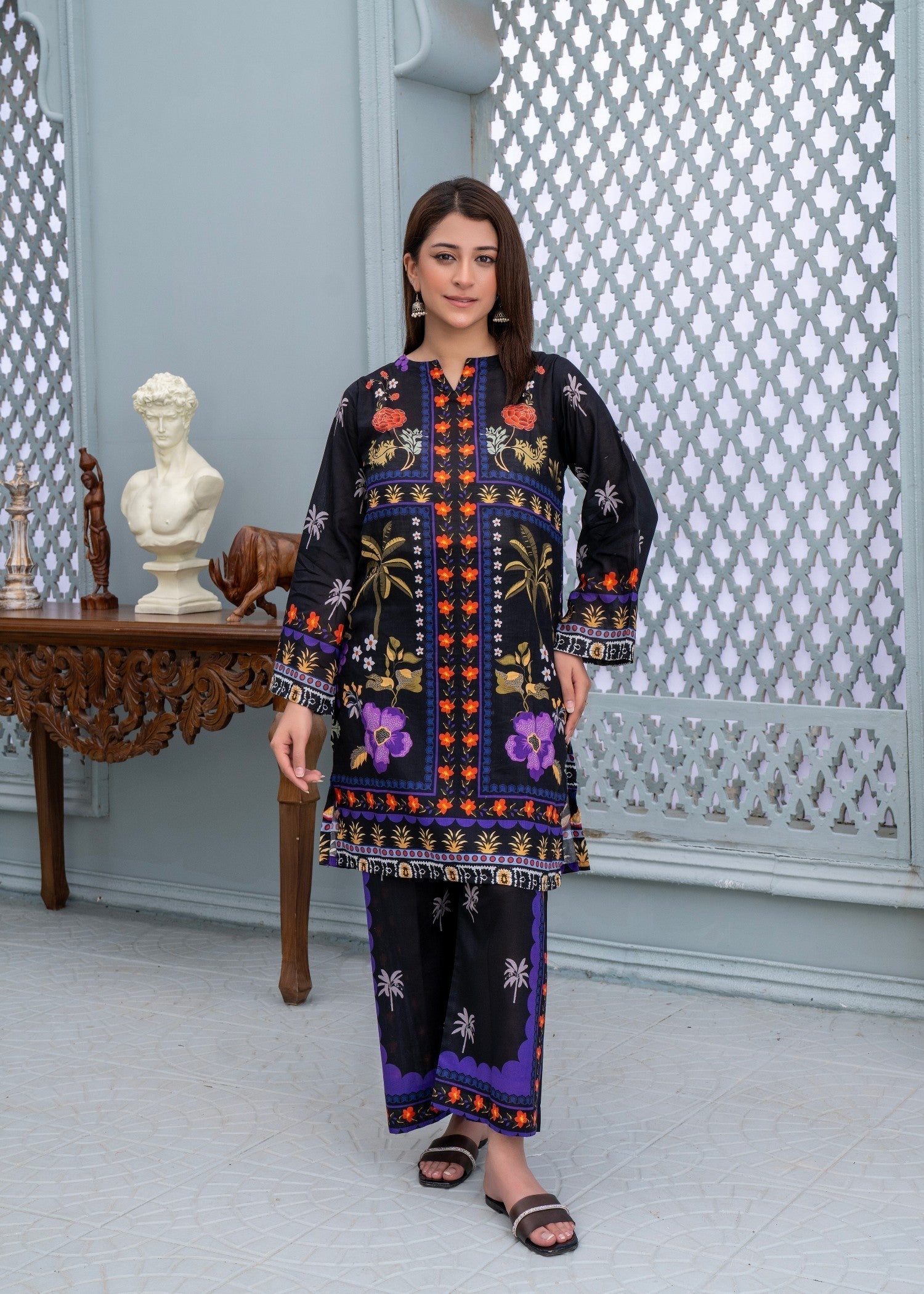 Shanaya Charcol Women 2pcs