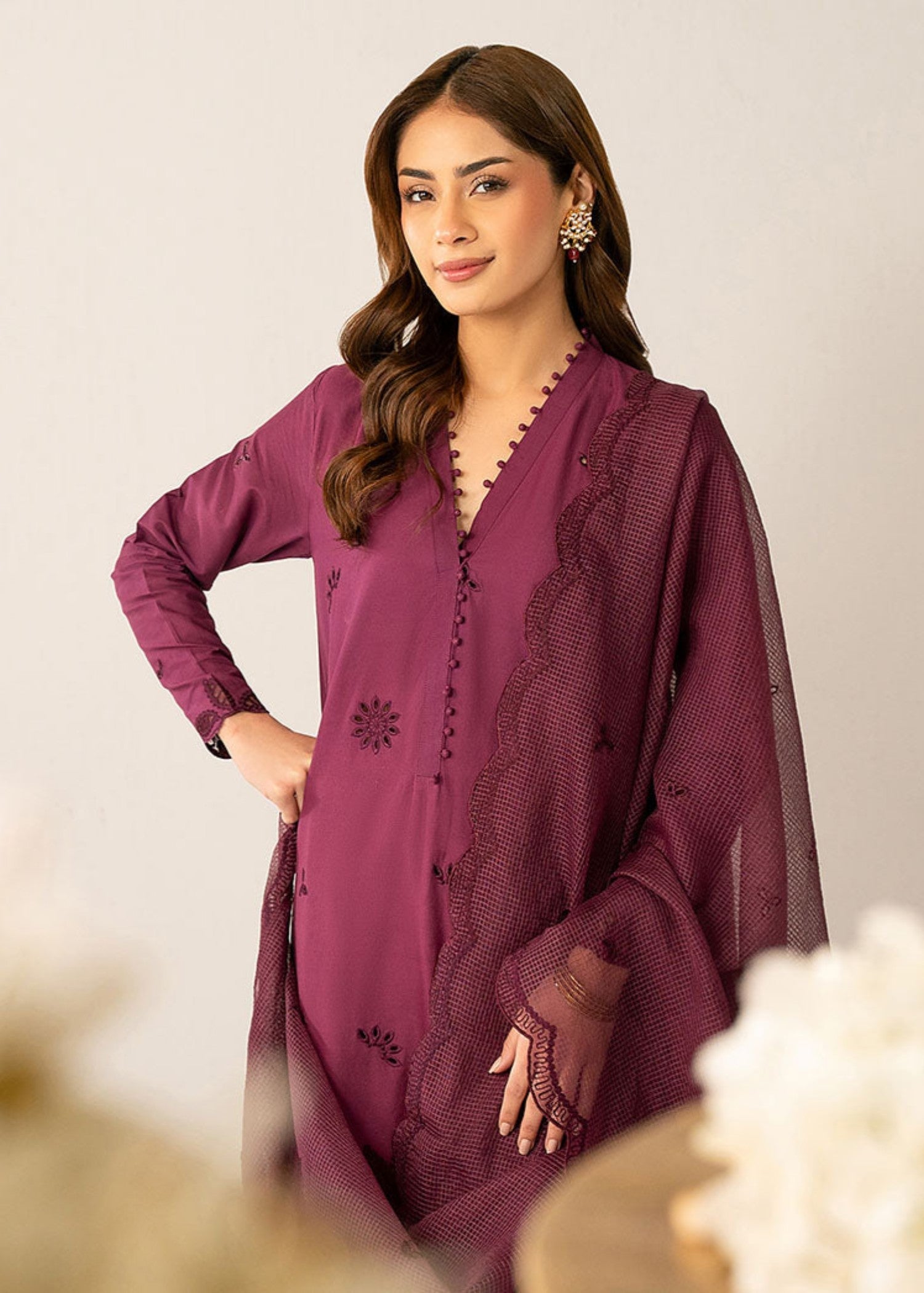 Cross Stitch PLUMERIA 0125RTWEMBCNT0201 Women 2pcs