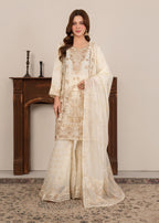 Four Season Boutique MAHAJABEEN CREAM Women 3pcs