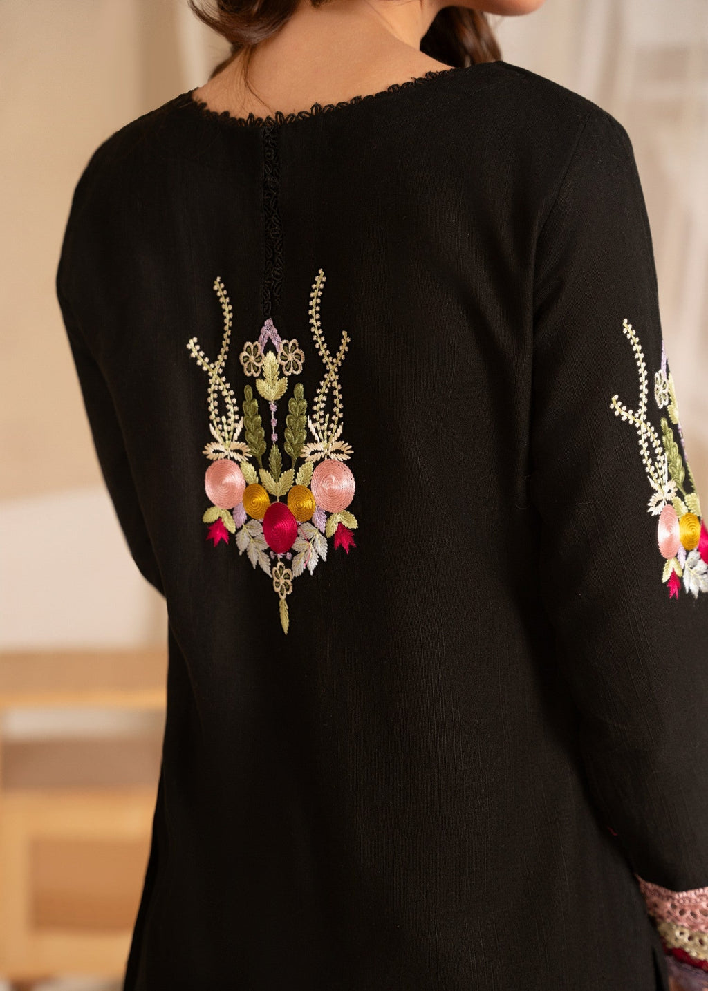 Sahibas By Mirza Faiqa Black Women 3pcs