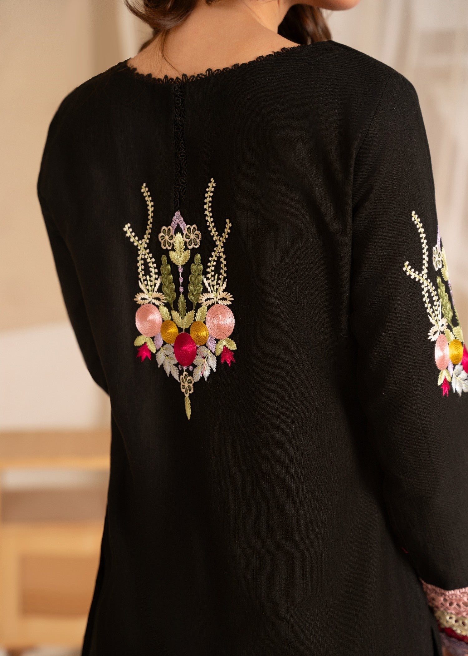 Sahibas By Mirza Faiqa Black Women 3pcs