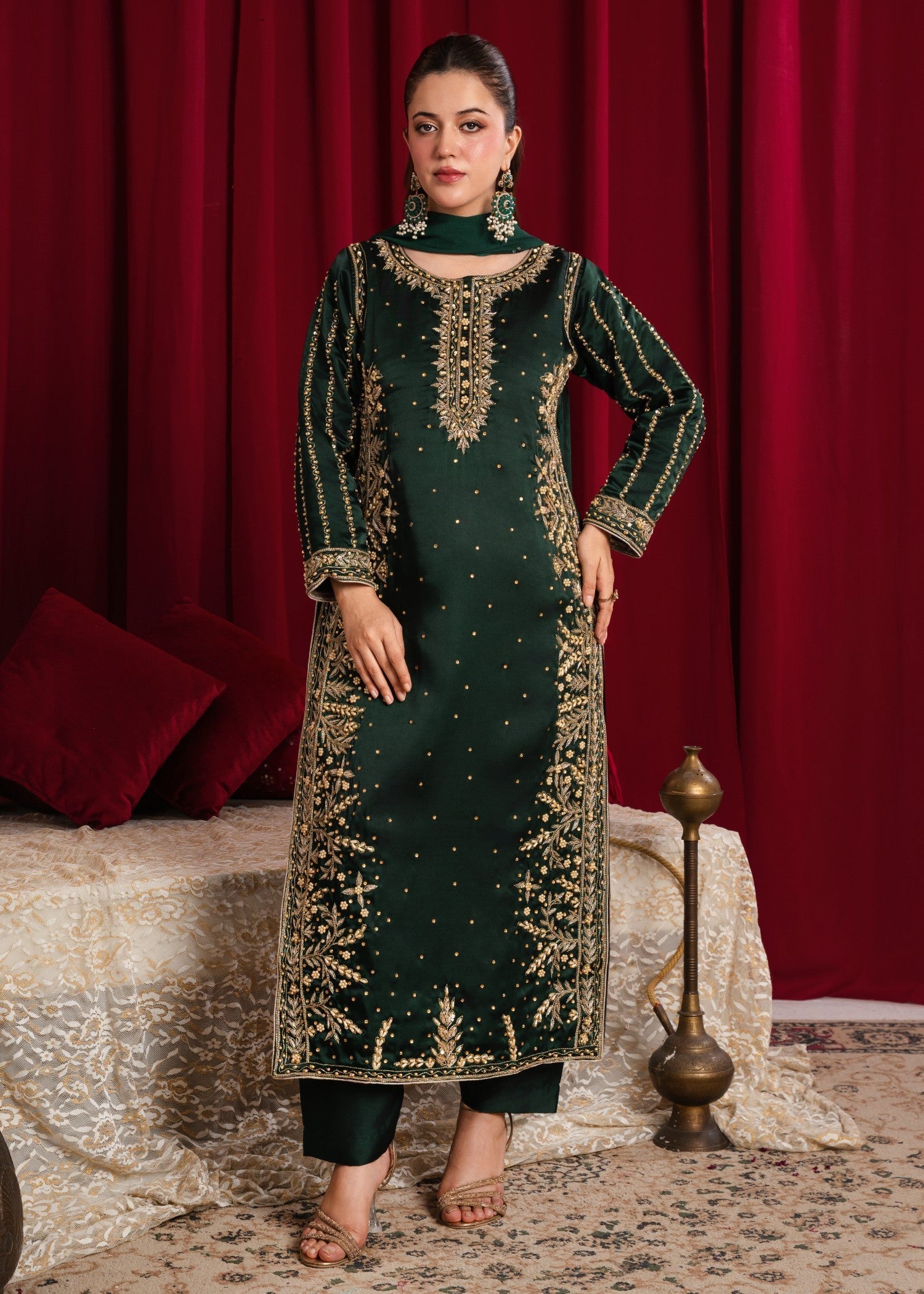 Mehroo Rosebud Silk Women 3pcs