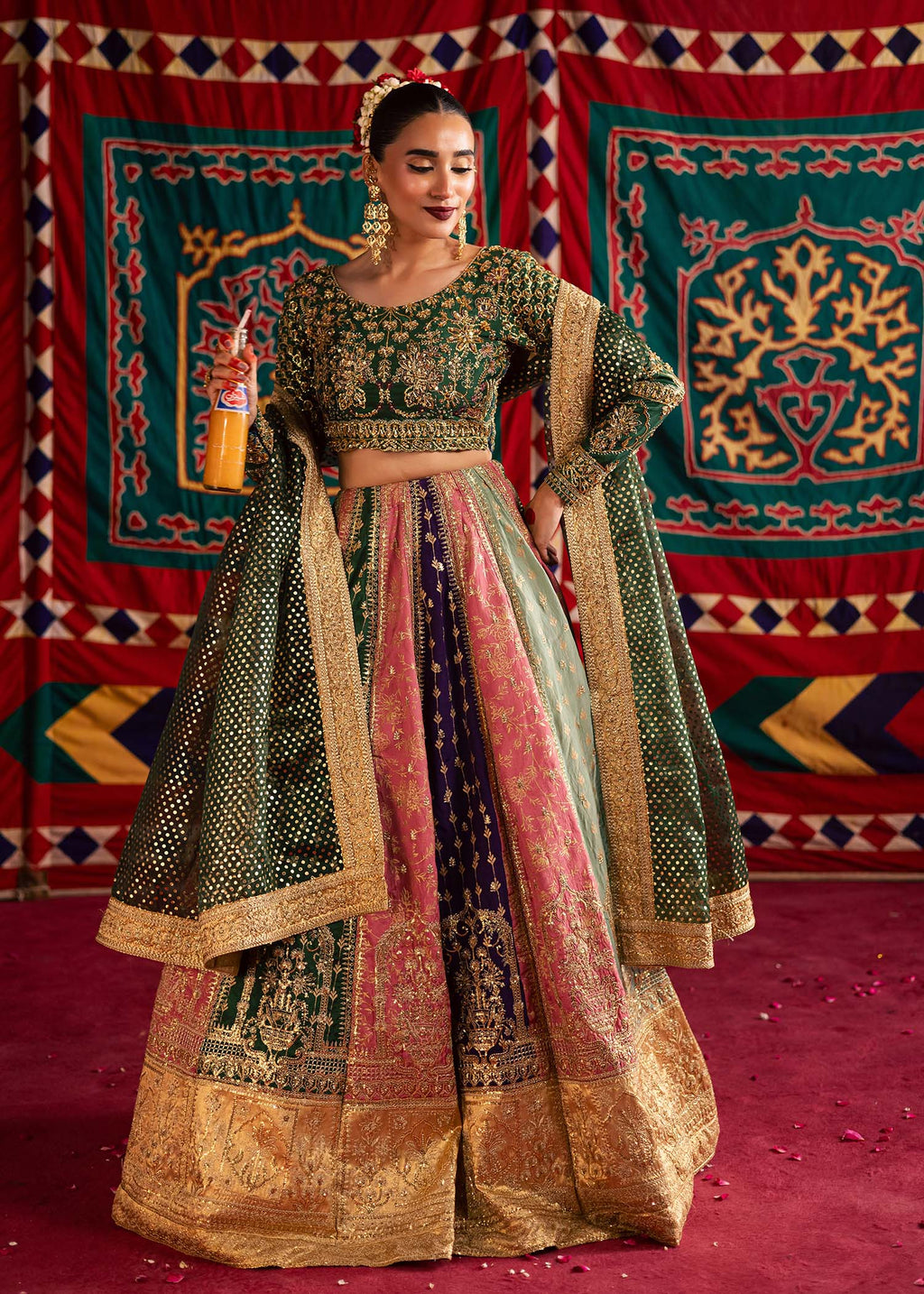 Maria Osama Rangrez Women 3pcs