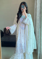 Four Season Boutique FARSHI GHARRARA CREAM Women 3pcs