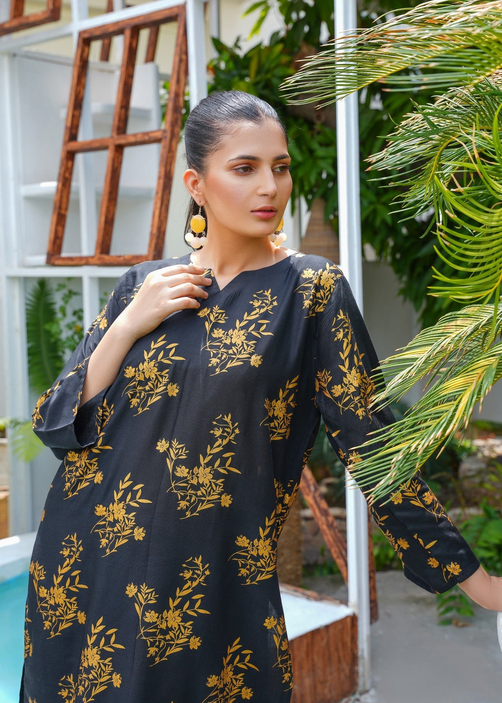 Preetpret CAMELLIA Black Women 2pcs