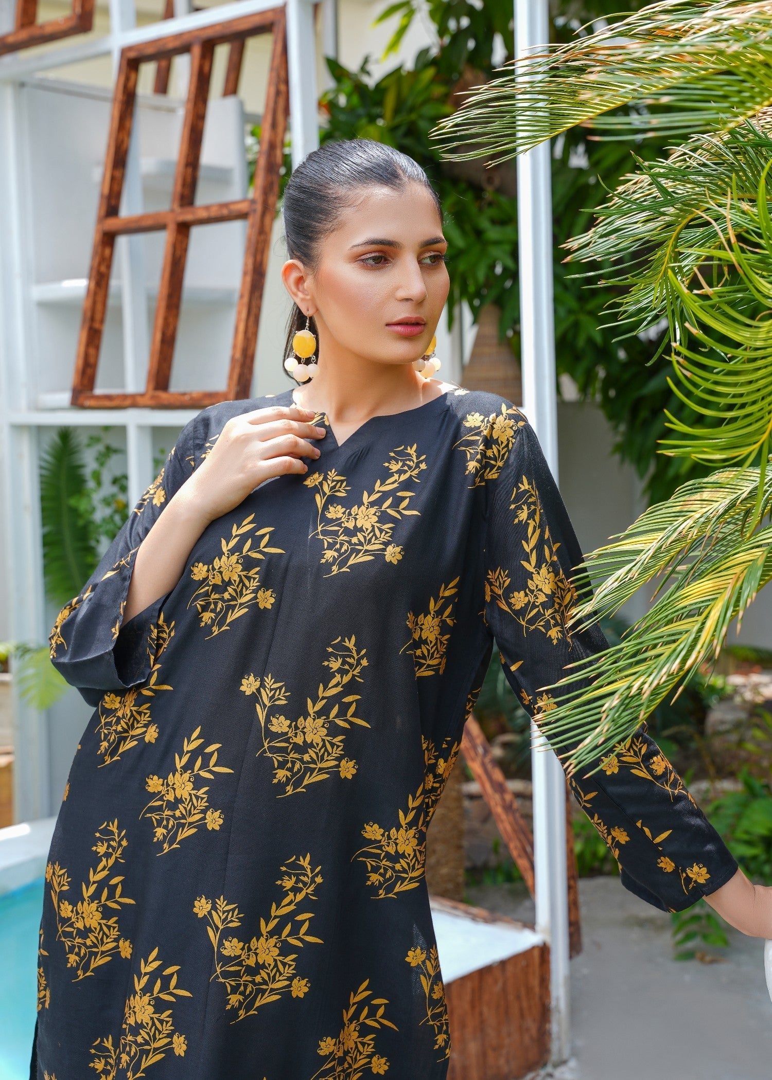 Preetpret CAMELLIA Black Women 2pcs