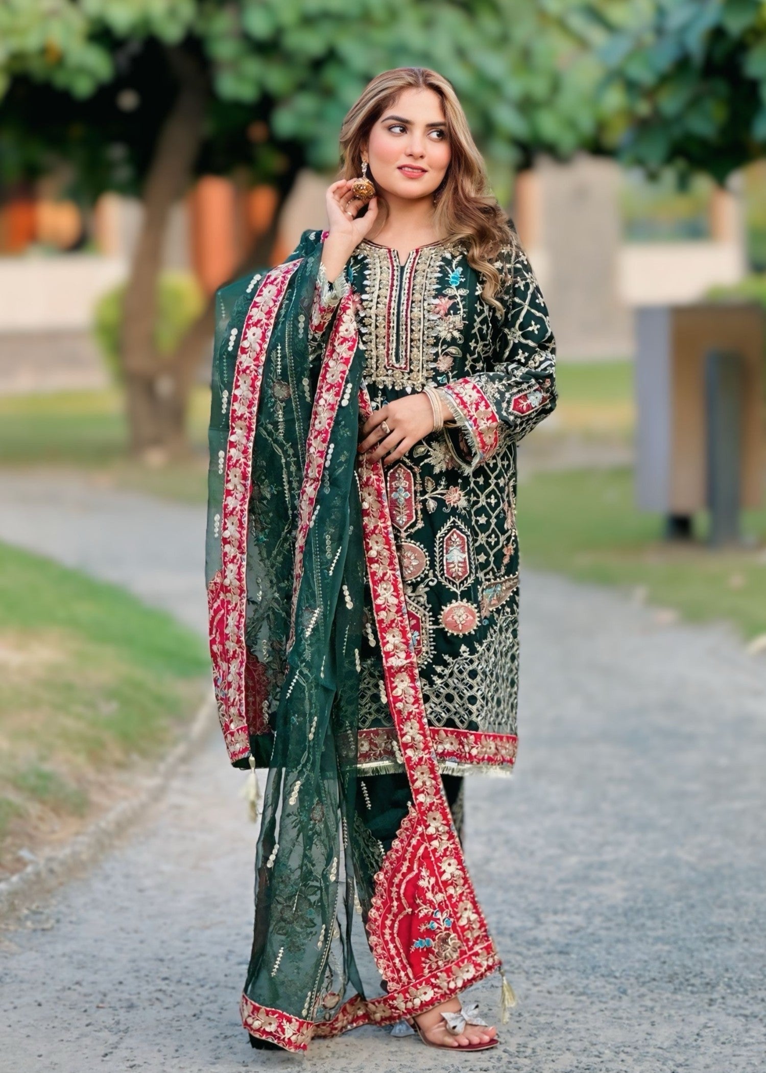 Waniya Awais WAS 92 Women 3pcs