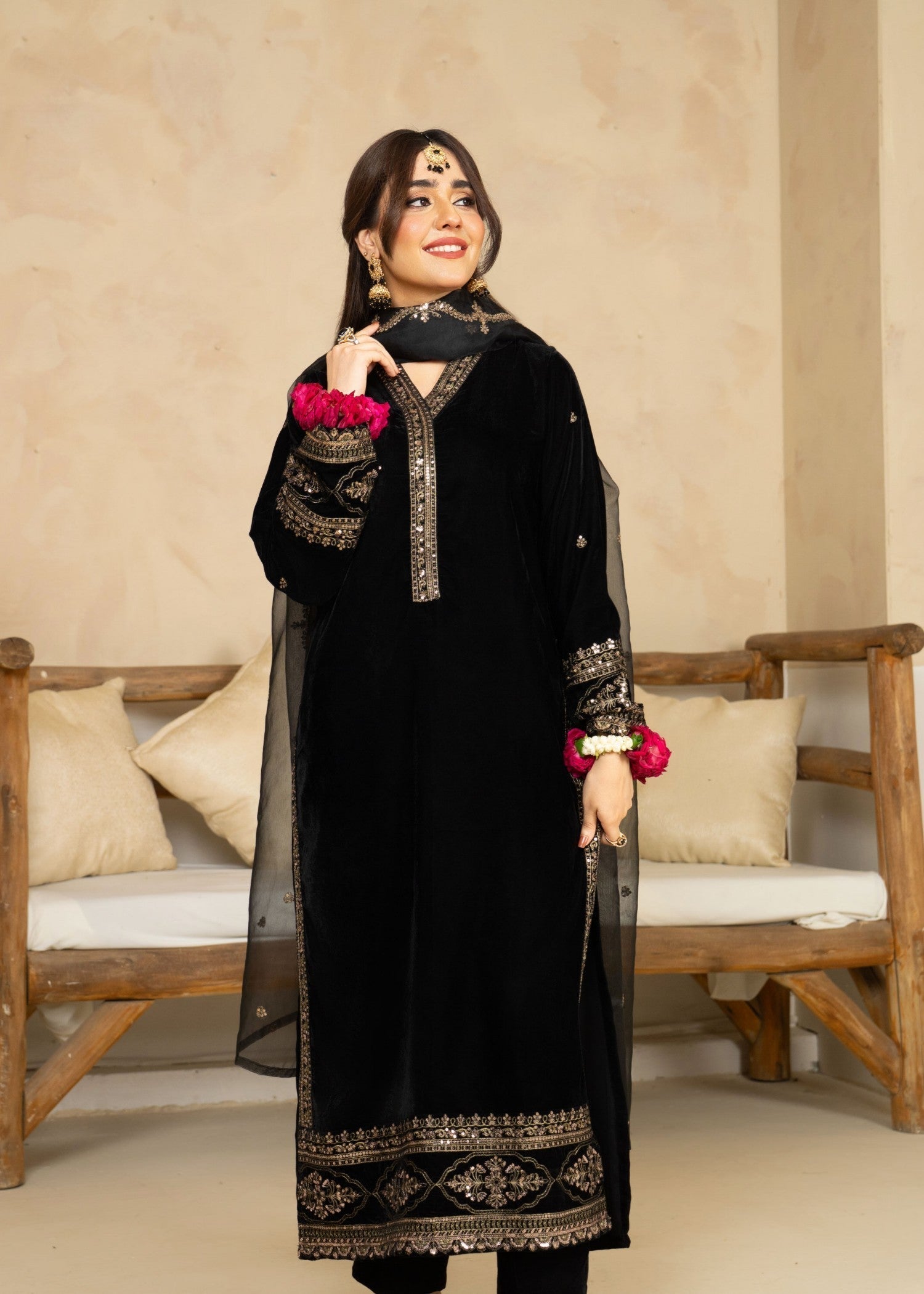 Tiraz Koh e Noor Women 3pcs