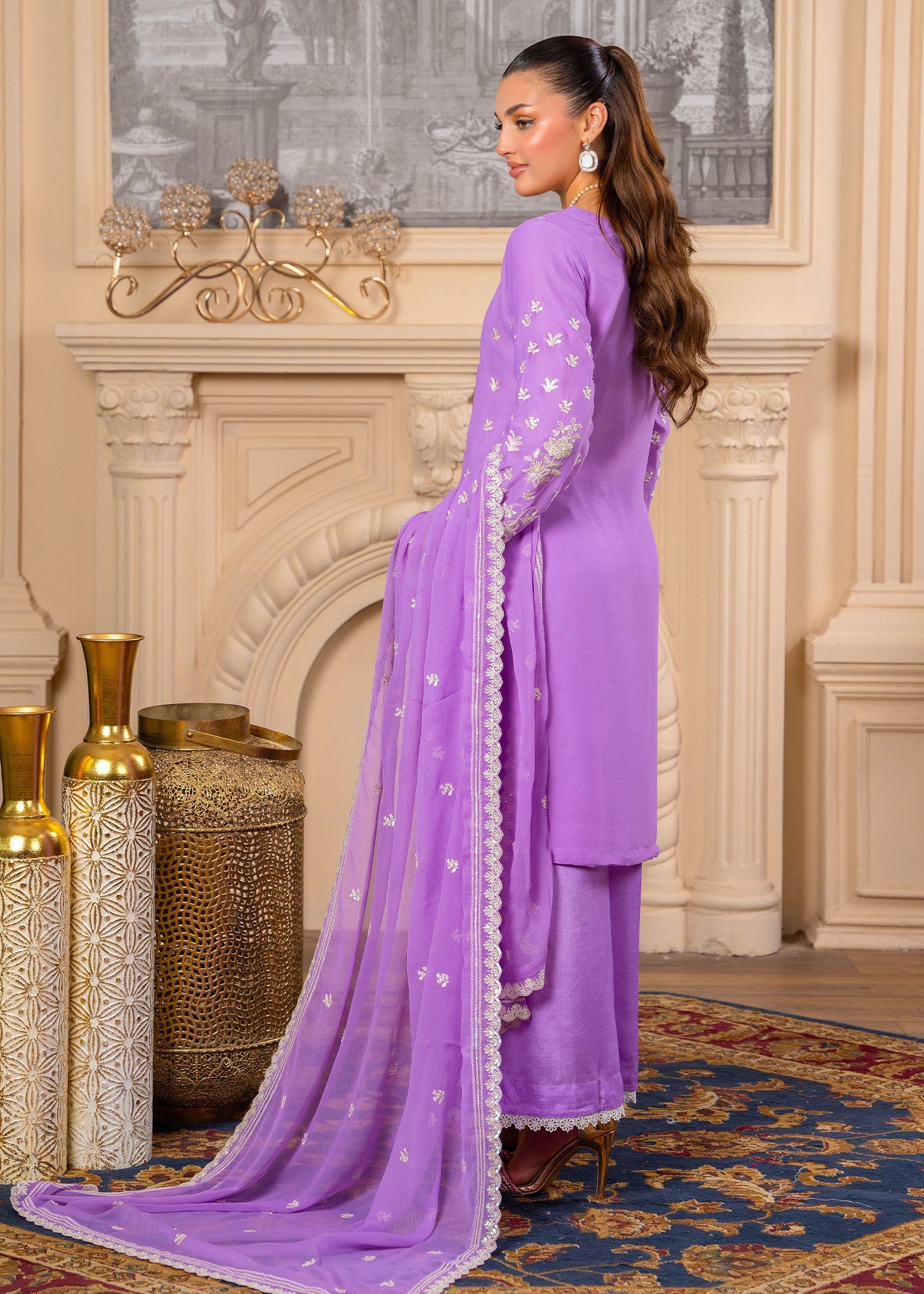 Zahab By M Lavender Glow Women 3pcs