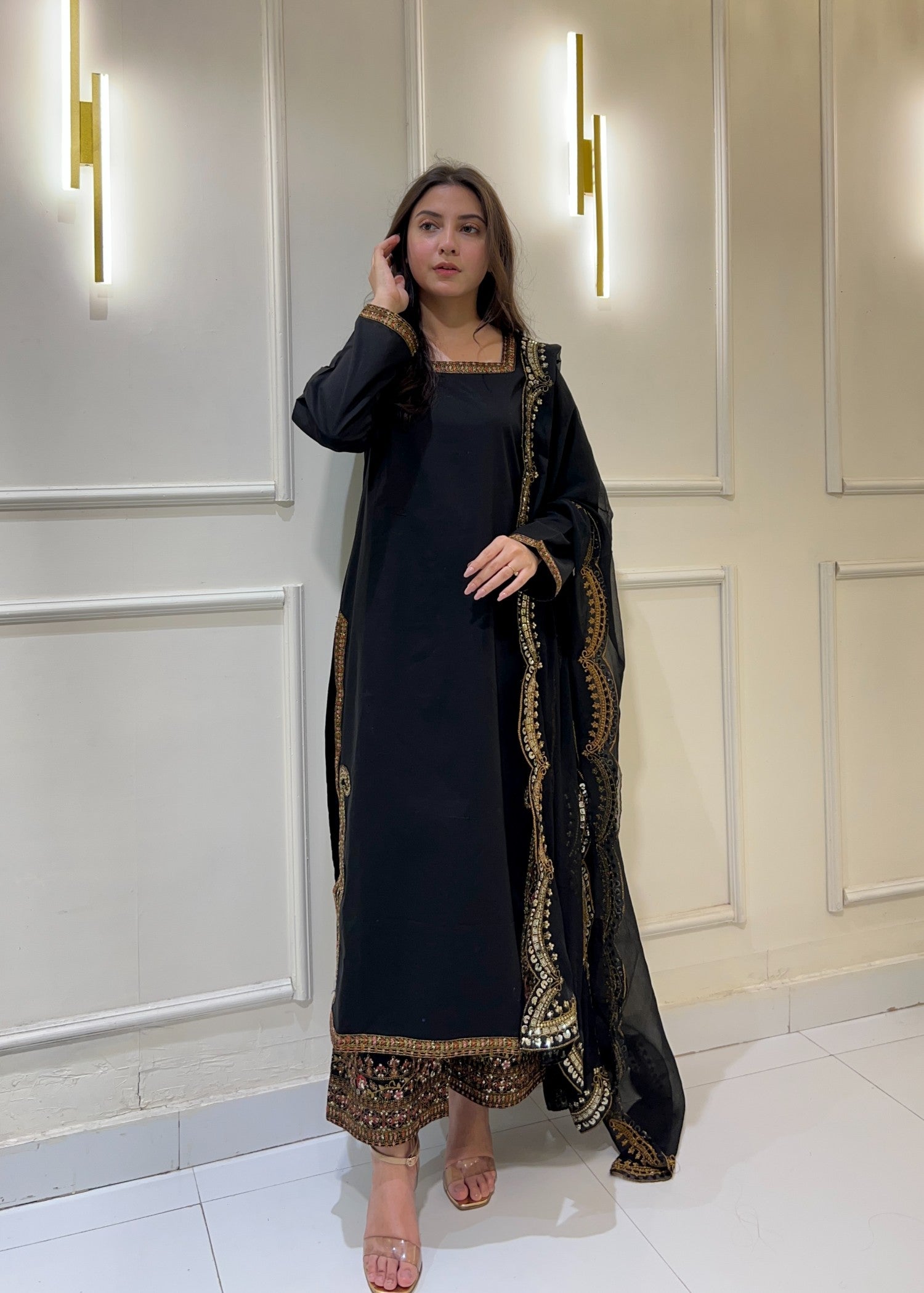 Maharani Official Black Elegance / Women 3pcs