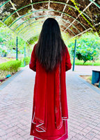 Suits By Sadia MAROON IRON STONE Women 3pcs