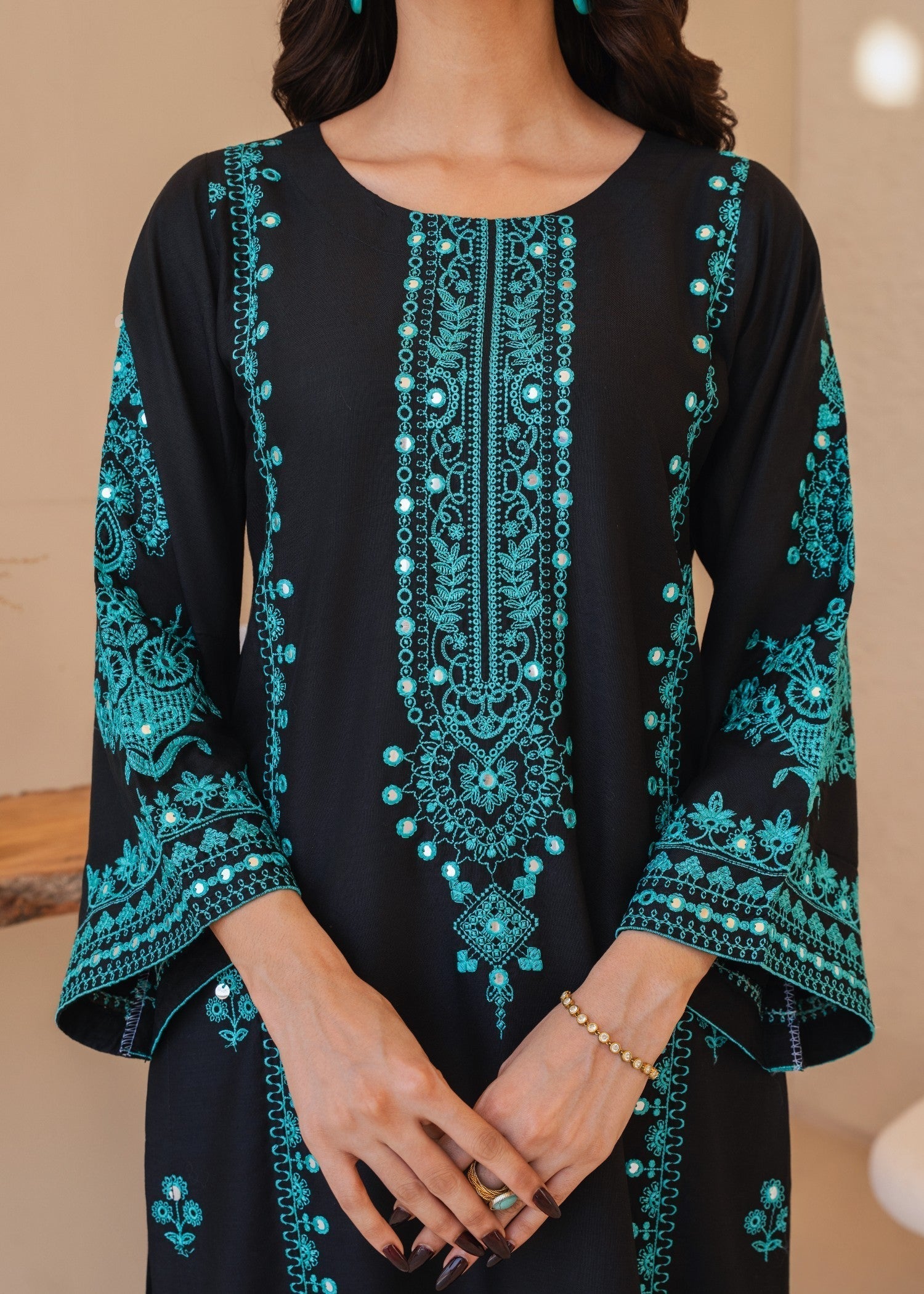 Tehzeeb Libas SERENA EMBROIDERED Women 2pcs